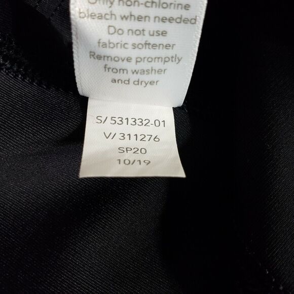 Athleta Womens Tights Small Ultimate Stash Pocket Colorblock Laser Cut 7/8 Blue - Picture 11 of 12